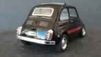 Fiat 500 Abarth zwart 1:24 Kinsmart Pol, Verzenden, Zo goed als nieuw, Auto