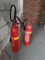 2 oude CO2 brandblussers 65 cm hoog 14 cm diameter, Huis en Inrichting, Brandblussers en Brandkasten, Ophalen, Gebruikt, Brandblusser