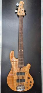 Lakland Skyline 55-01 deluxe spalted maple, Ophalen, Gebruikt, Elektrisch, 5-snarig