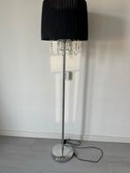 Staande lamp met zwarte lampenkap, Ophalen, Zo goed als nieuw, 150 tot 200 cm