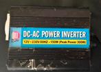 Omvormer 12v - 230v auto camper DC-AC power Inverter 150W, Ophalen of Verzenden, Zo goed als nieuw