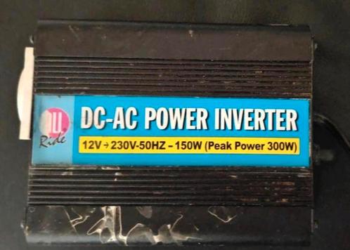 Omvormer 12v - 230v auto camper DC-AC power Inverter 150W, Caravans en Kamperen, Camper-accessoires, Zo goed als nieuw, Ophalen of Verzenden