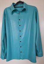 Latex Blouse/ Overhemd, Kleding | Dames, Blouses en Tunieken, Ophalen of Verzenden, Zo goed als nieuw, Maat 38/40 (M), Blauw