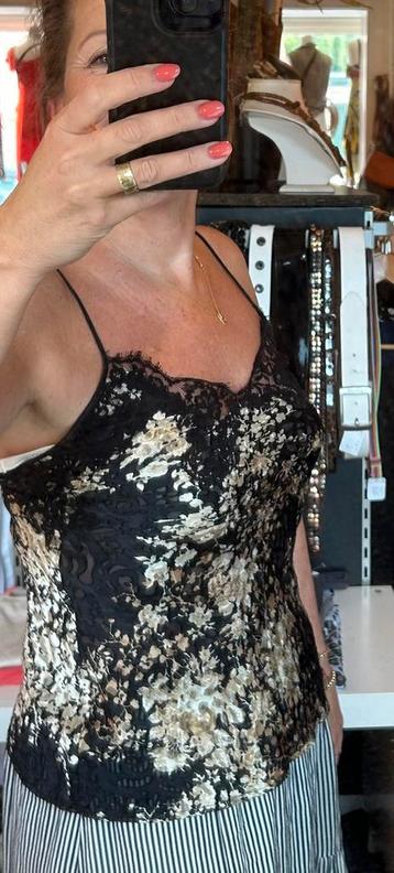 Lise Charmel topje spagettibandjes zijde beschikbaar voor biedingen