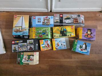 Lego dozen leeg allerlei  beschikbaar voor biedingen
