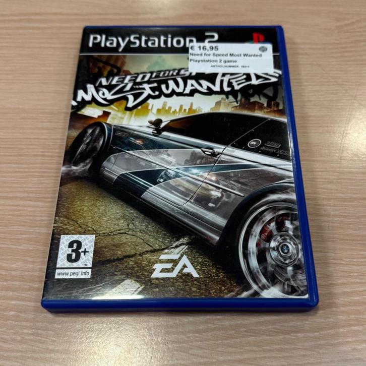 Need for Speed Most Wanted Playstation 2 game, Spelcomputers en Games, Games | Sony PlayStation 2, Zo goed als nieuw