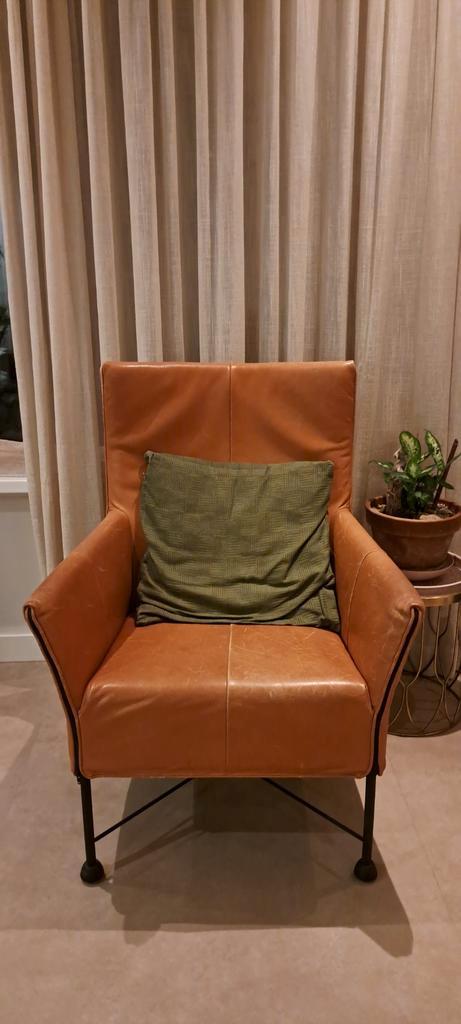 Montis Charly Fauteuil - Stijlvol en Comfortabel, Huis en Inrichting, Fauteuils, Gebruikt, Leer, 50 tot 75 cm, 75 tot 100 cm, Ophalen