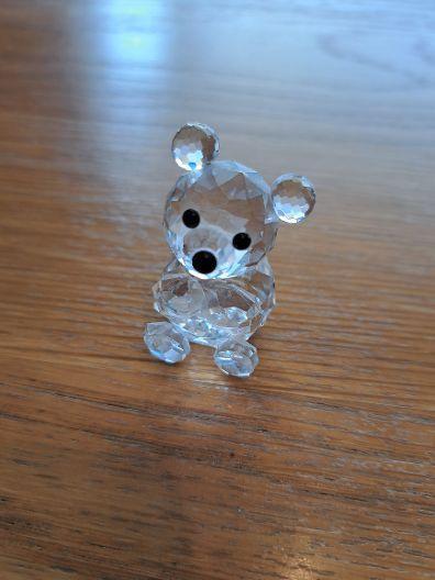 Swarovski Kristal Beertje, Verzamelen, Swarovski, Zo goed als nieuw, Figuurtje, Ophalen of Verzenden