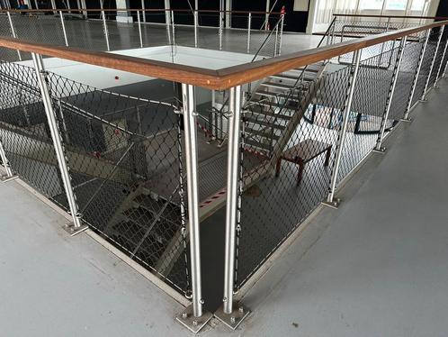 Balustrade Traphekjes Railing RVS, Huis en Inrichting, Overige Huis en Inrichting, Zo goed als nieuw, Ophalen