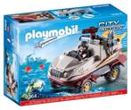 Playmobil Crimineel Amfibievoertuig 9364, Ophalen, Zo goed als nieuw, Complete set