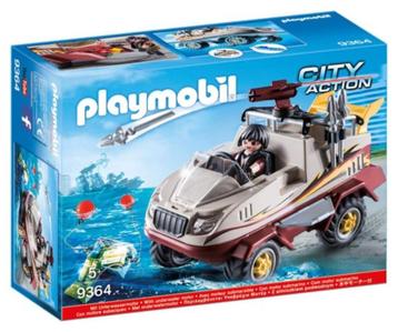 Playmobil Crimineel Amfibievoertuig 9364 beschikbaar voor biedingen