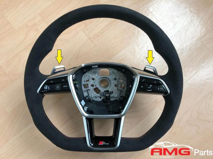 Audi A6 A7 S Line Stuur Flippers S6 S7 RS6 RS7 4K C8, Auto-onderdelen, Besturing, Audi, Nieuw, Ophalen of Verzenden