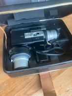 Canon auto zoom 518 super 8 camera in koffer met telelens, Camera, Ophalen of Verzenden
