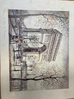 Clodier print: Arc de Triomphe, Parijs Klassiek Kunstwerk, Antiek en Kunst, Ophalen of Verzenden