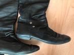 Zwarte leren laarsjes maat 37, Ophalen of Verzenden, Zo goed als nieuw, Zwart