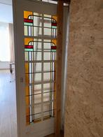 Glas in lood schuifdeuren en suite, Doe-het-zelf en Verbouw, Glas, 80 tot 100 cm, Gebruikt, Ophalen of Verzenden