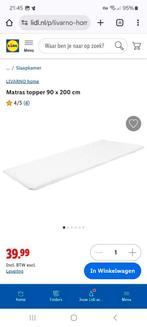 Nieuwe Matras topper Livarno (Lidl) 90 x 200 cm, Ophalen, 90 cm, Eenpersoons, Nieuw
