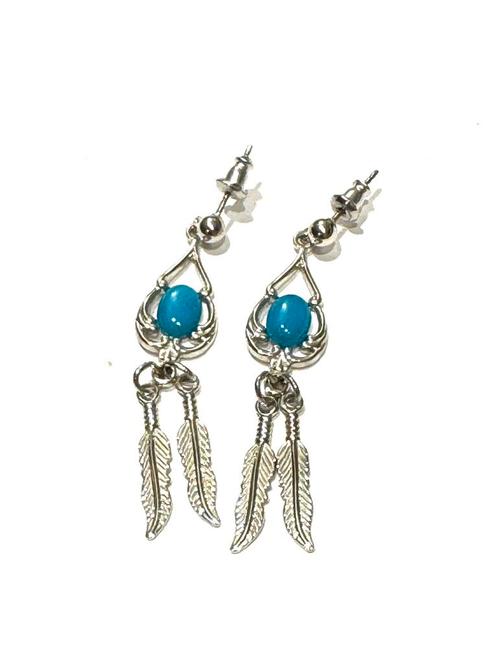 Zilveren oorbellen uit de USA, Sieraden, Tassen en Uiterlijk, Oorbellen, Zo goed als nieuw, Hangers, Zilver, Ophalen of Verzenden