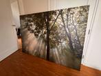 IKEA Bjorksta Canvas Print Bos met Zonnestralen, Huis en Inrichting, Woonaccessoires | Schilderijen, Tekeningen en Foto's, Ophalen