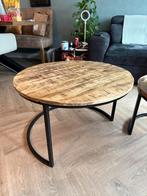 Salontafels, Huis en Inrichting, Tafels | Salontafels, Ophalen, Gebruikt, Rond, 50 tot 100 cm