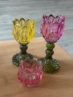 Waxinelichthouders tulp glas van het merk Mars & More, Overige materialen, Overige kleuren, Nieuw, Ophalen of Verzenden