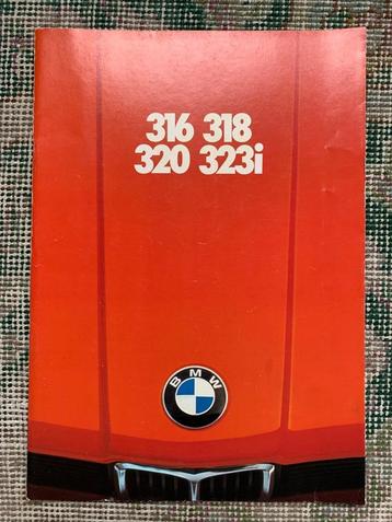 Nederlandse!! brochure folder BMW 3-serie E21 1978 nieuw!! beschikbaar voor biedingen