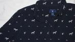 38 GANT paarden blouse, Ophalen of Verzenden, Zo goed als nieuw, Maat 38/40 (M), Blauw