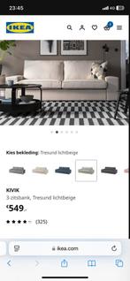 Ikea kivik 3 zits bank, Huis en Inrichting, Ophalen of Verzenden, Zo goed als nieuw, 75 tot 100 cm, Tweepersoons