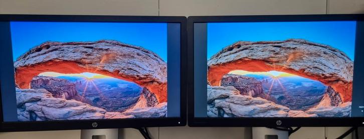 HP Monitoren 3 Stuks 23 inch Elite displayE232, Computers en Software, Monitoren, Gebruikt, 60 Hz of minder, HDMI, VGA, IPS, Ophalen