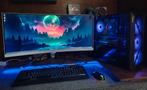 Game PC met 34" scherm/Ryzen 5500/32GB RAMM/RX6700XT/7TB, Ophalen, 5 TB, 32 GB, Zelf gebouwde pc
