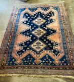 Perzisch tapijt 210x160cm - Gebruikt, Ophalen, Gebruikt, Blauw, 150 tot 200 cm