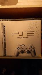 Sony PlayStation 2 inclusief controller, Met 1 controller, Gebruikt, Ophalen of Verzenden, Zilver