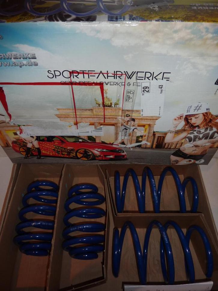 AP verlagingsveren BMW E46 330d 330cd cabrio touring 40/20, Auto diversen, Overige Auto diversen, Ophalen of Verzenden