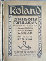 Roland - Chansons populaires - 1950., Boeken, Gelezen, Verzenden, Overige onderwerpen