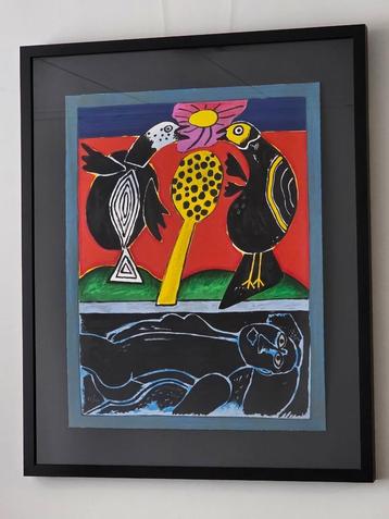 Corneille - Oiseaux en fete II - Venus - Gesigneerd - 2001 beschikbaar voor biedingen