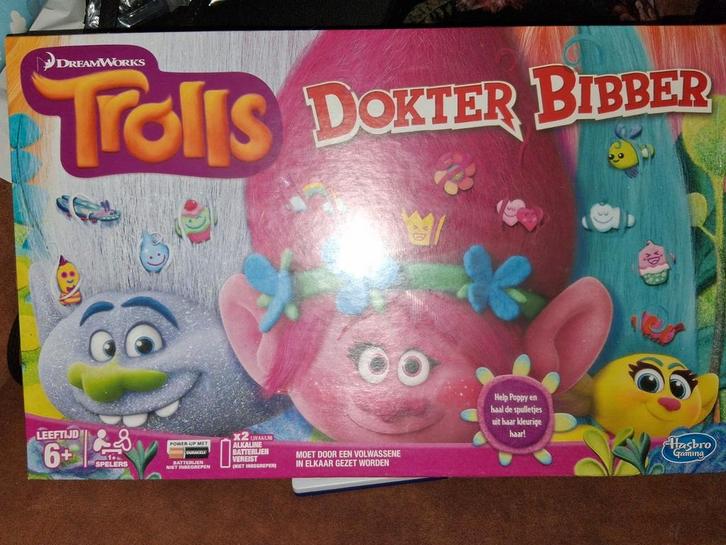 Dokter bibber Trolls (nieuw), Hobby en Vrije tijd, Gezelschapsspellen | Overige, Nieuw, Een of twee spelers, Ophalen of Verzenden