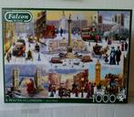 Falcon puzzel A winter in London 1000 stukjes., Ophalen of Verzenden, 500 t/m 1500 stukjes, Legpuzzel, Zo goed als nieuw