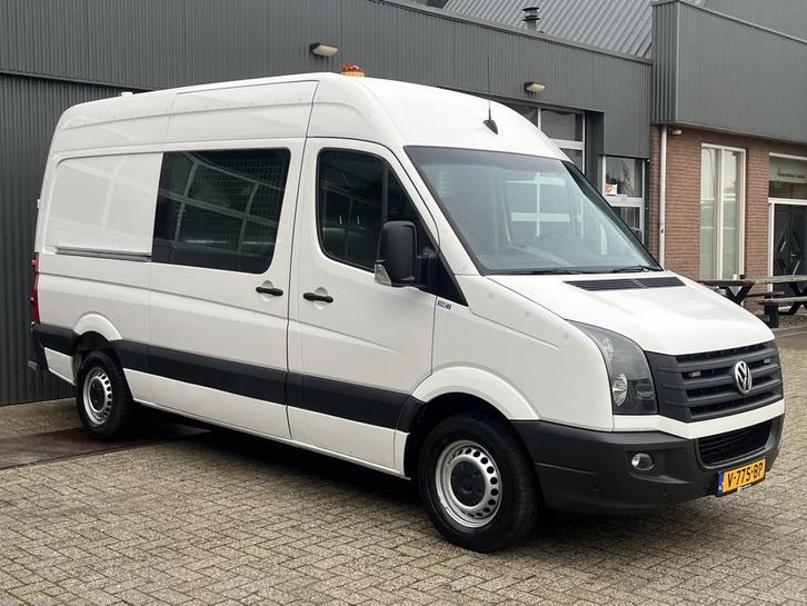 Volkswagen Crafter 35 2.0 TDI L2H2 Kast Inrichting Trekhaak, Auto's, Bestelauto's, Bedrijf, Te koop, ABS, Airbags, Airconditioning