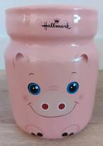 Hallmark moneybank varken, roze, Ophalen of Verzenden, Zo goed als nieuw, Dier