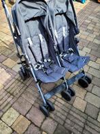 Dubbele buggy koelstra, Kinderen en Baby's, Buggy's, Ophalen, Zo goed als nieuw, Koelstra, Verstelbare rugleuning