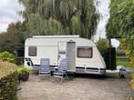Unieke blauwe Chateau calista 450, Caravans en Kamperen, Chateau, Rondzit, Particulier, 4 tot 5 meter