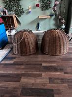 Rieten hanglampen in zeer goede staat, Huis en Inrichting, Ophalen, Zo goed als nieuw, Landelijk, Minder dan 50 cm
