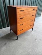 Vintage Ladekast Simplalux 1970S - Deens Design, Gebruikt, 3 of 4 laden, Minder dan 100 cm, 50 tot 100 cm