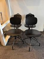 Bureaustoelen kullaberg ikea 4 stuks, Ophalen, Gebruikt, Zwart, Bureaustoel