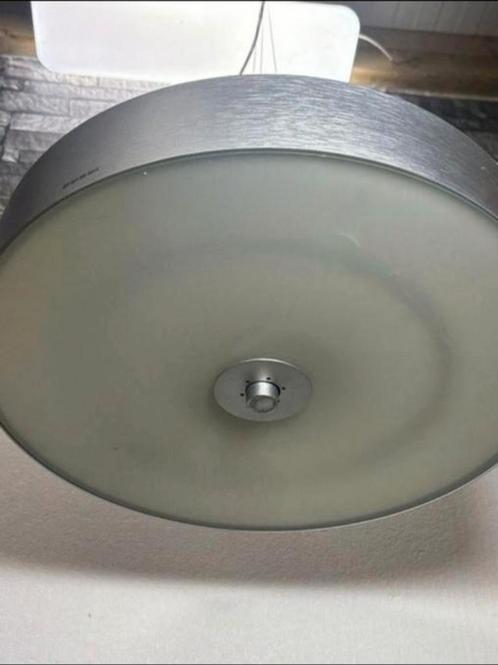 Industriële Vintage Philipps Lamp, Huis en Inrichting, Lampen | Lampenkappen, Zo goed als nieuw, Rond, Ophalen of Verzenden