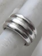 Stevige zilveren ring van drie rijen 925 (7810-59), Ophalen, Dame, Zilver, Zilver