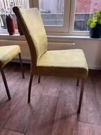 Eetkamerstoelen 2 stuks olijfkleur, Huis en Inrichting, Stoelen, Ophalen, Zo goed als nieuw, Twee