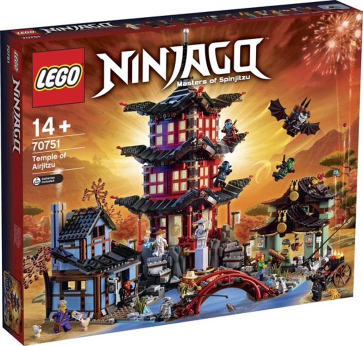 LEGO NINJAGO Tempel van Airjitzu - 70751, Kinderen en Baby's, Speelgoed | Duplo en Lego, Nieuw, Lego, Complete set, Ophalen of Verzenden