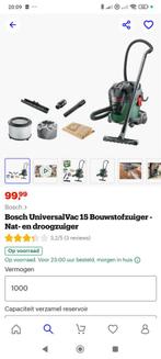 Bosch UniversalVac 15 Stofzuiger met nieuwe papier zakken, Stofzak, Stofzuiger, Nieuw, Ophalen of Verzenden