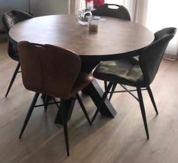 Ronde eettafel NIEUWstaat - lamulux blad beschikbaar voor biedingen